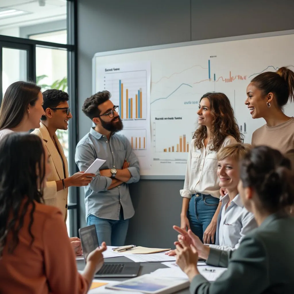Sesión de estrategia con cliente